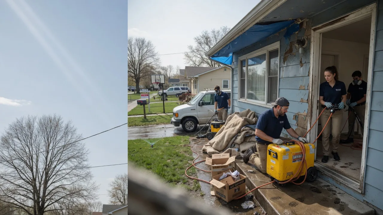 Basement Flood Cleanup in Devol, OK near me